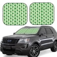 thumbnail image 1 of 2 Piece Car Windshield Sun Shade - Broccoli 1 Foldable Front Car Window Shades Reflect Sun and Heat for Most Cars, Universal Size, 1 of 7