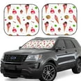 thumbnail image 1 of 2 Piece Car Windshield Sun Shade - Ice Cream Fruit Tart Print Foldable Front Car Window Shades Reflect Sun And Heat For Most Cars, Universal Size, 1 of 7