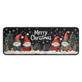 thumbnail image 1 of 2 Piece Christmas Plaid Kitchen Rug Sets Welcome Christmas Snowflake Kitchen Floor Mat Anti Fatigue Rugs for Kitchen Floorfor Bath Cooking (47x17+30x17 Inches), 1 of 7