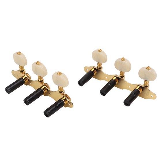 2-Piece Classical Guitar Tuner Set with Dragon Scales, Machine Head, and 8 Screws for Easy Installation