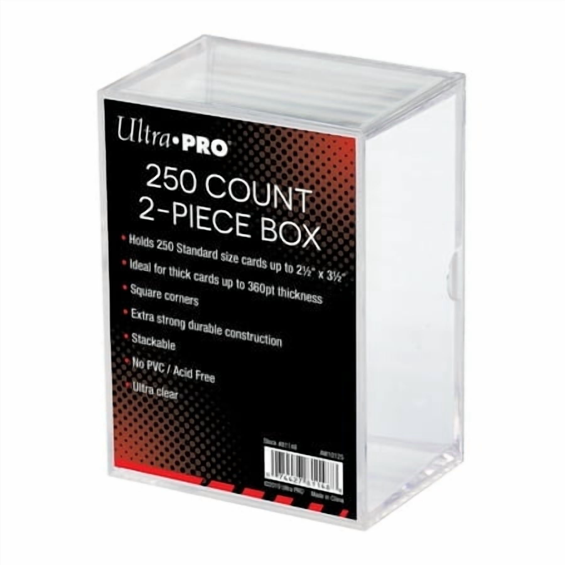 2 Scatole Portacarte Ultra PRO 250+ &ndash; Trasparenti Per Carte Da Gioco E Sportive