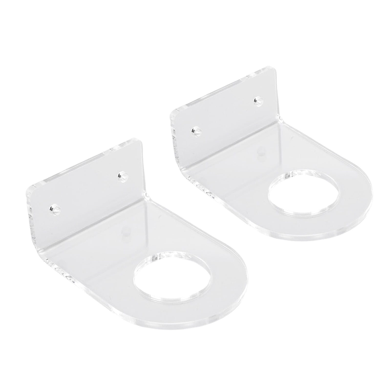 2-Piece Clear Acrylic Baseball Wall Mount Floating Display Rack for ...