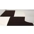 thumbnail image 1 of 2 Piece Coffee Soft Cozy Plush Chenille Bath Mat & Contour Bath Rug, 1 of 4