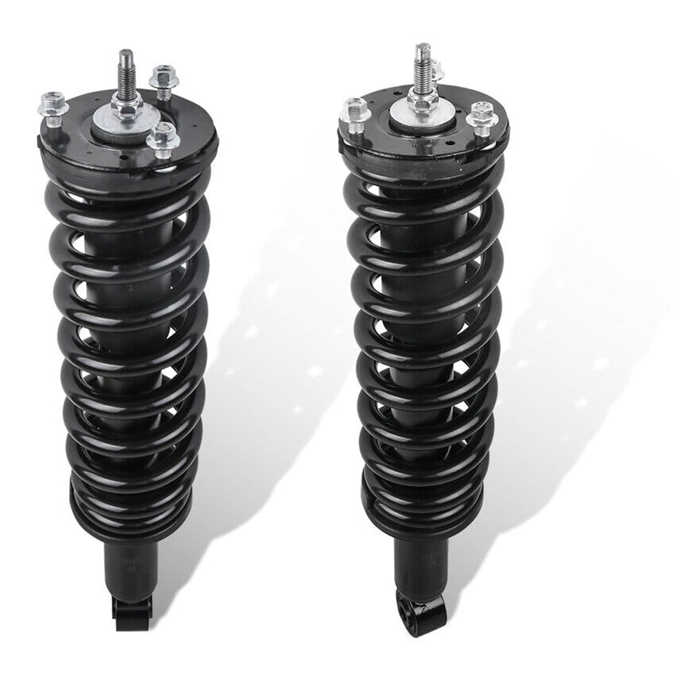 Absorber Spring Nut 2-Piece Complete Shock Absorber Strut and Spring Set Assembly Front ...