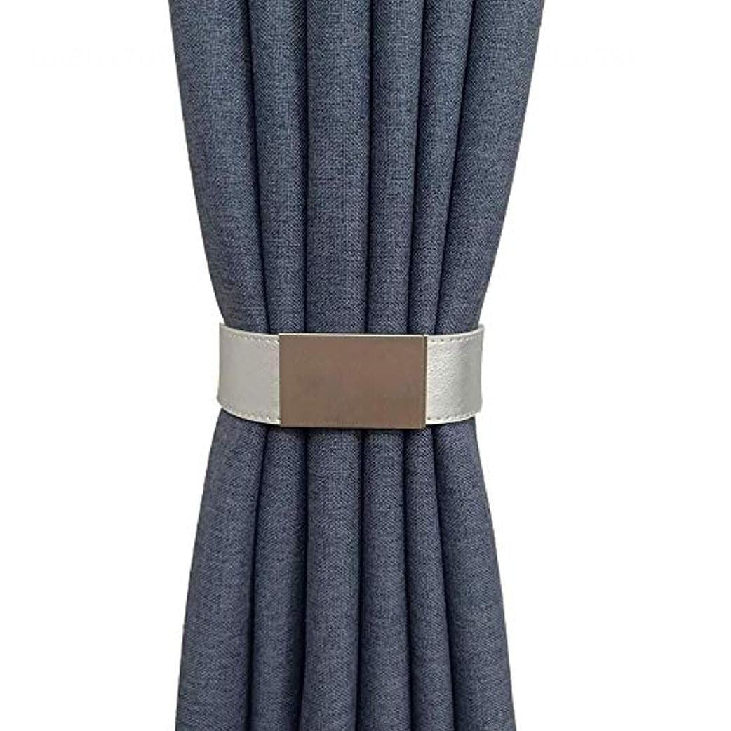 Astarin 6 Pcs Magnetic Curtain Tiebacks, Modern Simple Style