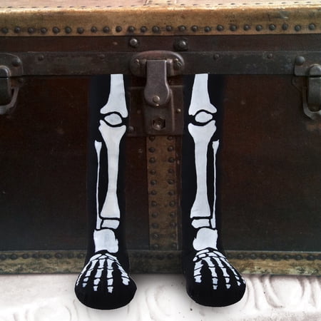 Skeleton Legs Chest Halloween Joe Spencer Gathered Traditions Figurine Set of 2