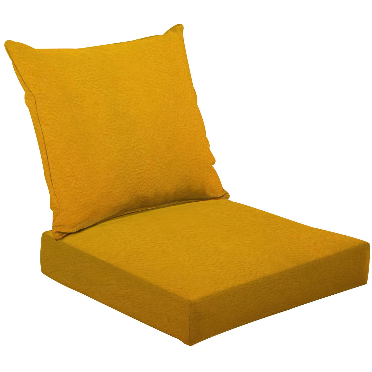 Yellow outdoor cushion set hotsell