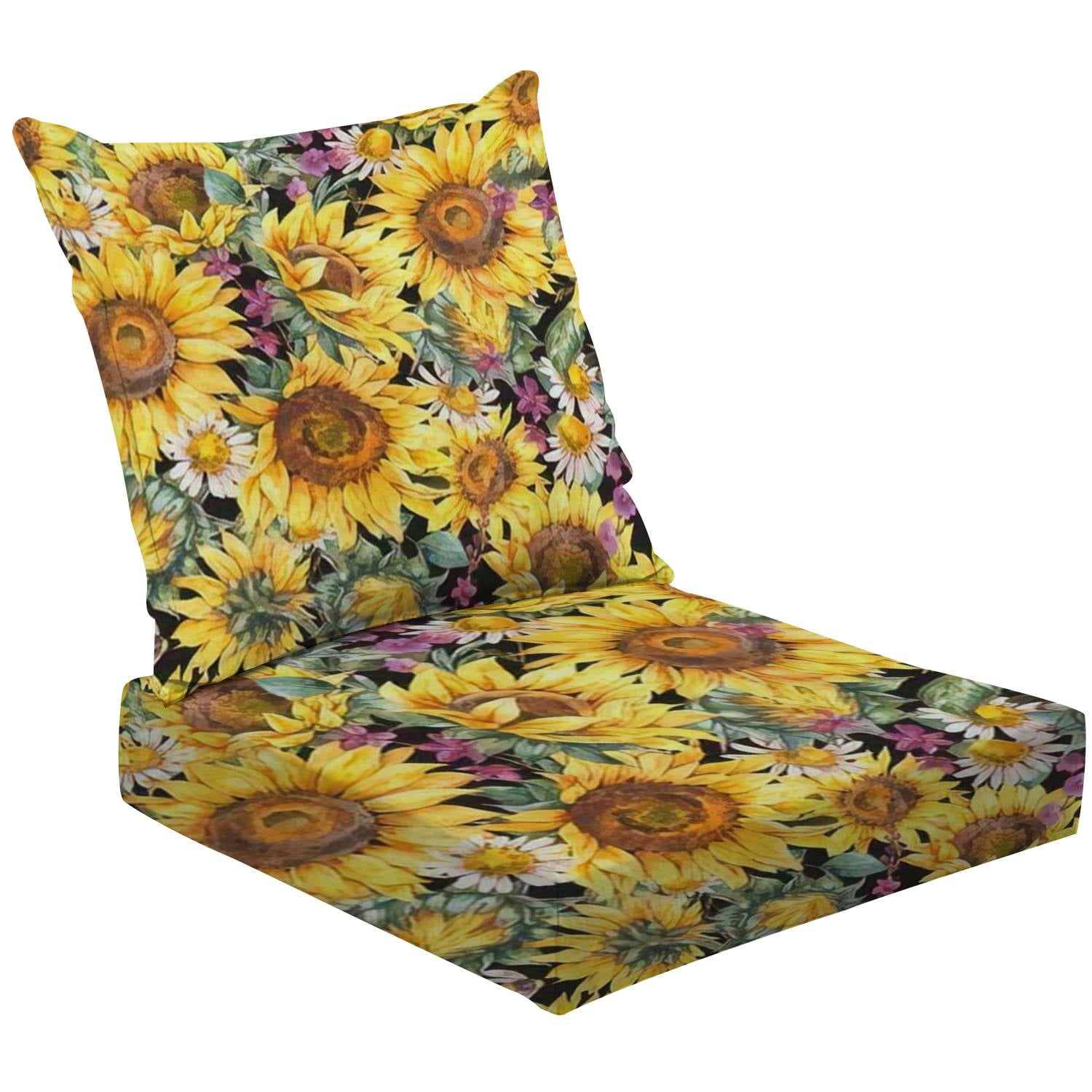 Sunflower rocking chair cushions hotsell