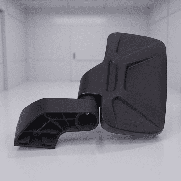 2-Piece Door Mount Side Mirrors Fit for Polaris Ranger XP 1000 2017-2024, Rectangular Convex, Left & Right