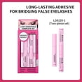 thumbnail image 1 of 2‑Piece Double‑Ended False Eyelash Bond & Seal Set, Quick‑Drying Strong Hold Eyelash Adhesive, Waterproof Smudge‑Proof Lash Sealant for Cluster Lashes, Beginner Friendly, 1 of 8