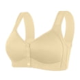 thumbnail image 1 of 2 Piece Everyday Bra for Senior Women, Front Closure Bras for Older Women, 2025 Soft Full Coverage No Underwire Bra, 1 of 7
