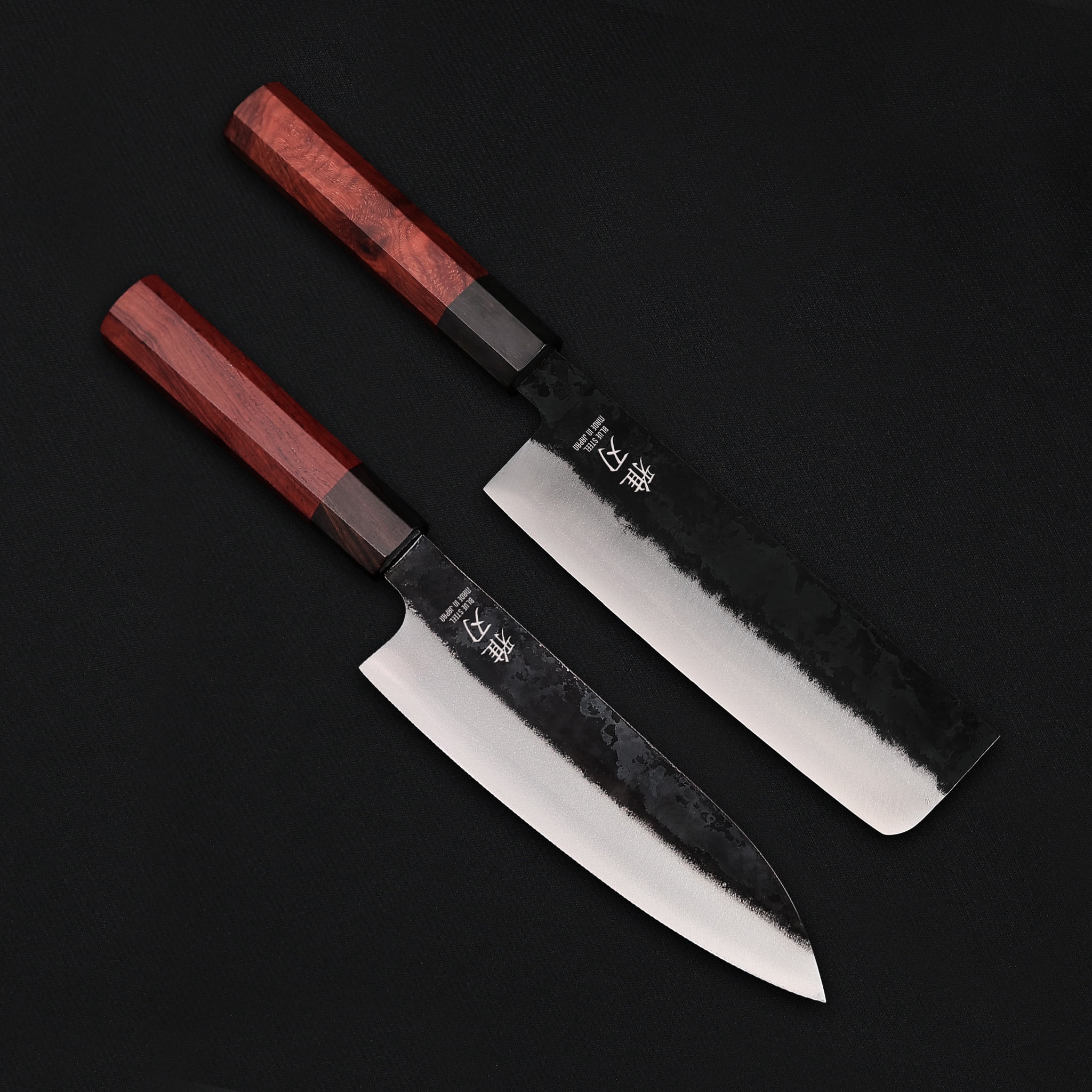 2‑Piece Everyday Essential Set - Japanese Kitchen Knives (Gyuto + Nakiri)