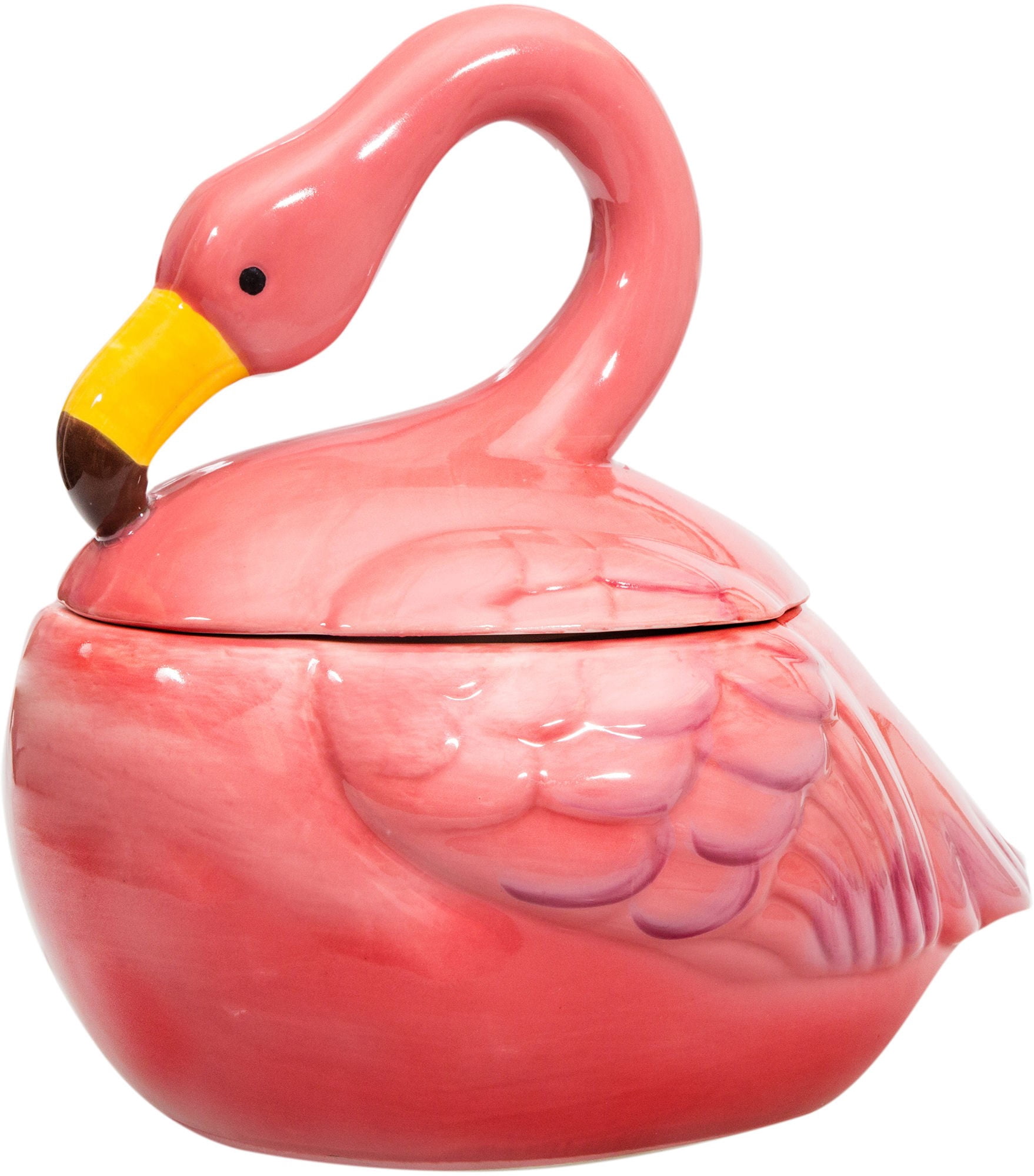 Home Essentials Flamingo Cookie Jar One Size Pink - Walmart.com