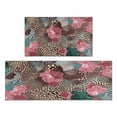 thumbnail image 1 of 2 Piece Floral Flowers Spring Rug Kitchen Rug Set, Decor Kitchen Rugs, Absorbent Non-Slip Washable Floor Mats, Home Indoor Runner Rugs 17"x47"+17"x30", 1 of 7