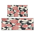 thumbnail image 1 of 2 Piece Floral Spring Flowers Dalia Rug Kitchen Rug Set, Decor Kitchen Rugs, Absorbent Non-Slip Washable Floor Mats, Home Indoor Runner Rugs 17"x47"+17"x30", 1 of 7