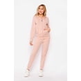 thumbnail image 1 of 2 Piece French Terry Joggers and Hoodie Set Mauve S, 1 of 1