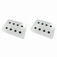 thumbnail image 1 of 2 Piece Glass Mouse Skates Feet Pads Universal Small Round Dots Sticker DIY Mice Pad for Esports Gaming Color: A, 1 of 4