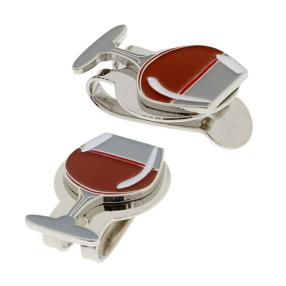 2 Piece Golf Hat Clip With Removable Marker Golf Gift, Glass Shape