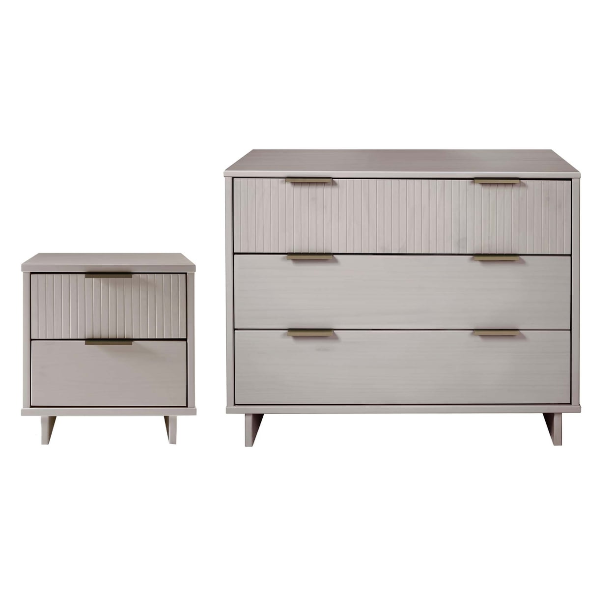 Solid Wood Dresser And Nightstand Set