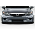 thumbnail image 1 of 2 Piece HFP Look Front Lip Under Spoiler Air Dam Body Kit for 2011-2012 Honda Accord 2DR, Signature Black, 1 of 1