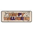 thumbnail image 1 of 2 Piece Halloween Plaid Kitchen Rug Sets Spooky Trick or Treat Kitchen Runner Absobent Rugs for Kitchen Floorfor Outdoor Bedroom (47x17+30x17 Inches), 1 of 7