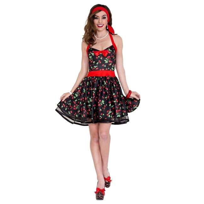 red vintage halter dress Romantic Gingham Red Check Halter Dress