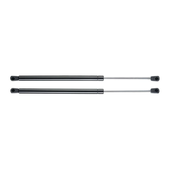 2-Piece Hatch Lift Support Struts with Black Finish and Seamless Steel Tube Construction