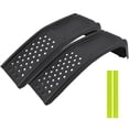 thumbnail image 1 of 2 Piece Heavy Duty Vehicle Service Ramp, Anti Slip Steel Ramp for Automobile Maintenance, Bearing 8000LBS, Black, 1 of 7