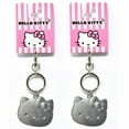 thumbnail image 1 of 2 Piece Hello Kitty Embossed Metal Bag Clip Accessory on Header Card, 1 of 1