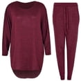 thumbnail image 1 of 2 Piece High-Low Loungewear Set, 1 of 3