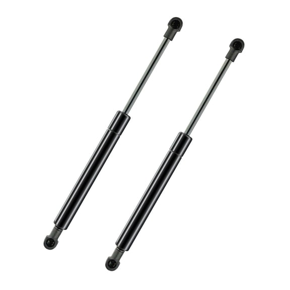2-Piece Hood Lift Support Set with Black Steel Struts