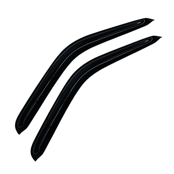 2-Piece In-Channel Acrylic Car Window Dark Smoke Tint-2PCS In-Channel Acrylic Car Window Visors