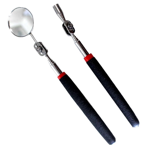 2 Piece Inspection Mirror & Pick-up Magnet Set (ToolUSA: EXT-18872)