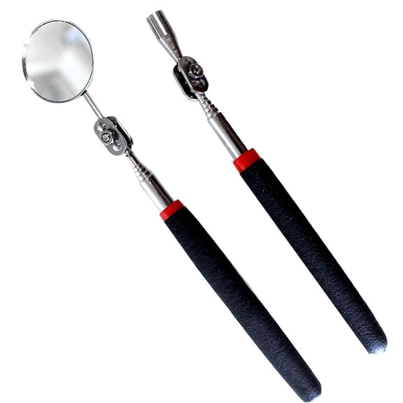 2 Piece Inspection Mirror & Pick-up Magnet Set (ToolUSA: EXT-18872)