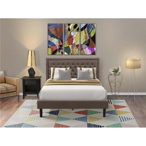 2 Piece Kendall Queen Size Bedroom Set - Black