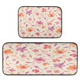 thumbnail image 1 of 2-Piece Kitchen Mat Set Non Slip Washable Floor Mats Decorative Rugs for Kitchen Sink Laundry Curled Leaf Pattern, 1 of 7