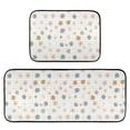 thumbnail image 1 of 2-Piece Kitchen Mat Set Non Slip Washable Floor Mats Decorative Rugs for Kitchen Sink Laundry Delicate Pastel Flowers Pattern, 1 of 7