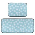 thumbnail image 1 of 2-Piece Kitchen Mat Set Non Slip Washable Floor Mats Decorative Rugs for Kitchen Sink Laundry Elegant White Roses, 1 of 7