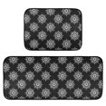 thumbnail image 1 of 2-Piece Kitchen Mat Set Non Slip Washable Floor Mats Decorative Rugs for Kitchen Sink Laundry Lace Pattern with Snowflakes, 1 of 7