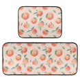 thumbnail image 1 of 2-Piece Kitchen Mat Set Non Slip Washable Floor Mats Decorative Rugs for Kitchen Sink Laundry Pale Pink Peach's Pattern, 1 of 7