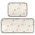 thumbnail image 1 of 2-Piece Kitchen Mat Set Non Slip Washable Floor Mats Decorative Rugs for Kitchen Sink Laundry Rainbow and Rabbit Pattern, 1 of 7