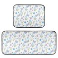 thumbnail image 1 of 2-Piece Kitchen Mat Set Non Slip Washable Floor Mats Decorative Rugs for Kitchen Sink Laundry Spring Plants and Easter Egg, 1 of 7