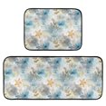 thumbnail image 1 of 2-Piece Kitchen Mat Set Non Slip Washable Floor Mats Decorative Rugs for Kitchen Sink Laundry Watercolor Sea Creatures, 1 of 7
