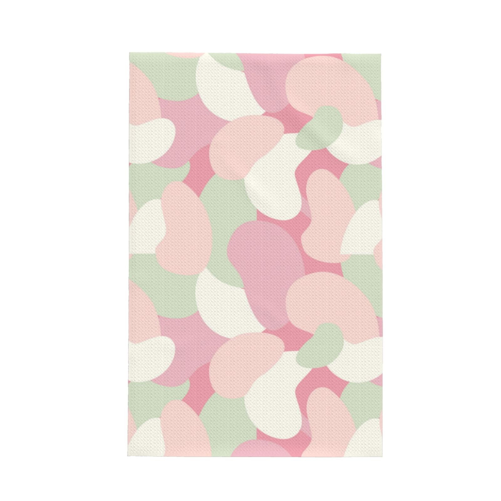 2 Piece Kitchen Mats for Floor, Abstract Pink Purple Camouflage Kitchen