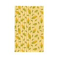 2 Piece Kitchen Mats for Floor, Cute Corn Yellow Stripe Kitchen Rugs