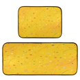 thumbnail image 1 of 2-Piece Kitchen Rugs Set Non-Slip Mats Carpet Floor for Kitchen, Bathroom (19.7"x27.6" & 19.7"x47.2") Confetti and Stars Scattered, 1 of 7
