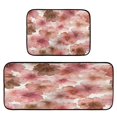 thumbnail image 1 of 2-Piece Kitchen Rugs Set Non-Slip Mats Carpet Floor for Kitchen, Bathroom (19.7"x27.6" & 19.7"x47.2") Tie-dye Flowers Pattern, 1 of 7