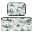 thumbnail image 1 of 2-Piece Kitchen Rugs Set Non-Slip Mats Carpet Floor for Kitchen, Bathroom (19.7"x27.6" & 19.7"x47.2") Vintage Christmas Winter Scene, 1 of 7