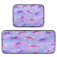 thumbnail image 1 of 2-Piece Kitchen Rugs Set Non-Slip Mats Carpet Floor for Kitchen, Bathroom (19.7"x27.6" & 19.7"x47.2") Watercolor Bows Pattern, 1 of 7
