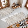 thumbnail image 1 of 2-Piece Kitchen Runner Rug Set, Beige 2x3+2x4, Washable Non-Slip Floor Mats, 1 of 8